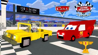 CARS race challenge - Minecraft Animation