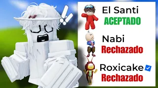 MANDO SOLICITUD a 100 YOUTUBERS de ROBLOX