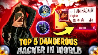 TOP 5 GOD LEVEL MOST DANGEROUS HACKERS? OF FREE FIRE😱🔥|| GARENA FREE FIRE