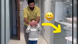 ردة فعل بنتنا بأول مرة شافت البيبي الجديدة و فاجأنها باكتر هدية كانت حابة تحصل عليها 😍