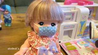 メルちゃん救急車で先生大忙し！【お医者さんごっこ】