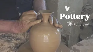 pot with a round belly _ pottery