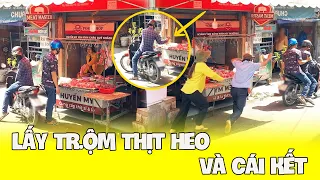 Nam Thanh Niên Đi Mua Thịt Heo Giở Thói Tr.ộm C.ắp Lấy Cả Một Bệ Thịt Và Cái Kết