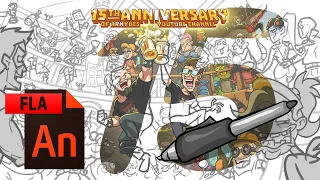 15-th Anniversary of ArhyBES (art timelapse)