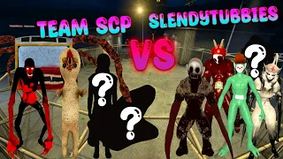 SCP Vs. SLENDYTUBBIES PROJECT REBITRH ?? siapakah yang terKUAT ?? di garrys mod