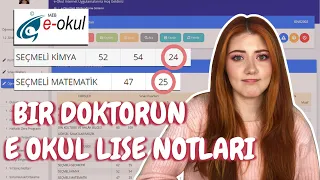 BİR DOKTORUN LİSE NOTLARI / Lise Notlarıma Bakıyorum / Tıp öğrencisi Lise Notları / E-okul