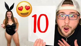 My Boyfriend Rates My SPICY Halloween Costumes!