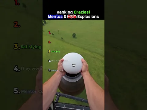Ranking Mentos in Giant Coca Cola Moments