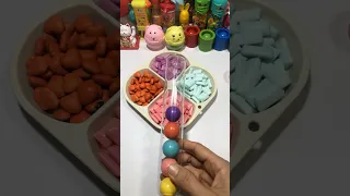 Color cute gummy ball ❤️🩷🟣🩵 #videoviral