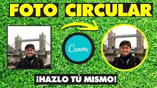 Cómo PONER FOTO en CIRCULO en CANVA - Tutorial @canva