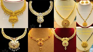 Latest Gold Necklace Design Collections 2025 | #todayfashion #goldjewellery #Simple necklace design