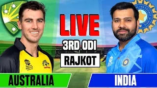 INDIA vs AUSTRALIA 3rd ODI Match Live | IND vs AUS Live Match Commentary & Score