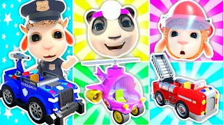 Rescue Squad Song 🚓 🚑 🚒 Wheels On The Bus: Nursery Rhymes & Kids Song | Ambulance Police Rescue Team