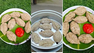 একদম দোকানের মতো ভেজ মোমো রেসিপি||veg momo recipe