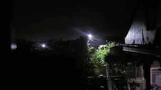 Сильная гроза ночью ⚡🌧️ Звуки дождя и грома