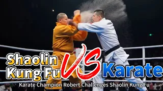 Karate champion challenges Shaolin Kung Fu, can he win?#kungfu #shaolin #fighting #fight