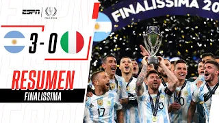 ¡BAILE, GOLEADA Y CONSAGRACIÓN DE LA ALBICELESTE EN WEMBLEY! | Argentina 3-0 Italia | RESUMEN