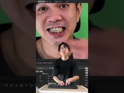 Let’s help him make his face as long as Luffy! #vfx #anime #hero #onepiece #luffy