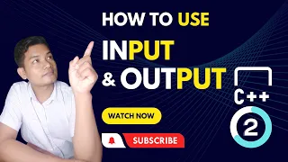 #CPP #02 Understand About User Input And Output In C++