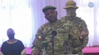 Intégralité de l'intervention du Président de la Transition le Colonel Assimi GOITA face à la Presse