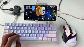 Keyboard or mouse se mobile phone me free fire PC(computer) ke jaise kaise khele full setup tutorial