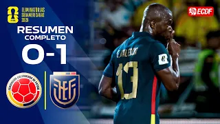 RESUMEN COMPLETO: COLOMBIA 0-1 ECUADOR l ELIMINATORIAS SUDAMERICANAS - FECHA 12