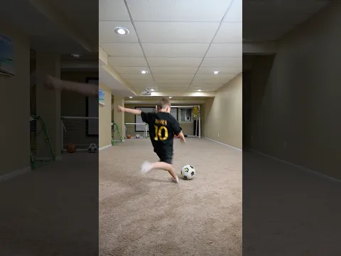 Stop the Ball and Score in Top Bins🔥 #futbol #football #soccer  #shorts