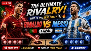 🔴🆚🔵The Ultimate Rivalry! Who is the REAL GOAT? 🐐🔥 Messi vs Ronaldo: Final🇦🇷🇵🇹