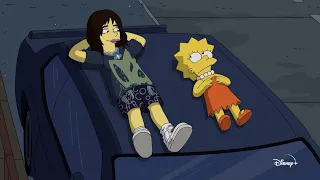 Los Simpson When Billie Eilish Met Lisa • CLIP#3 OFICIAL + Theme Song Billie Simpsons (HD) | Disney+