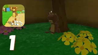 Super Bear Adventure - Gameplay Walkthrough Part 1 - Tutorial & Turtletown (iOS, Android)