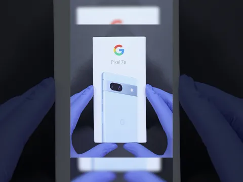 Google Pixel 7a Unboxing - ASMR #shorts #unboxing #asmr #google