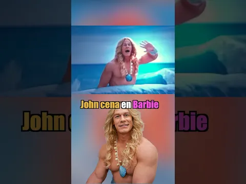 ¿Por qué John cena es un sireno en la película de Barbie?  #barbie #margotrobbie #johncena #wwe