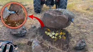 I smashed the big rock and got the cryptic treasure that the ant had