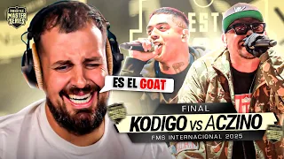 SE NECESITA MÁS QUE RAPEAR BIEN PARA GANARLE A MAU | REACCIÓN  a ACZINO vs KODIGO #FMSINTERNACIONAL