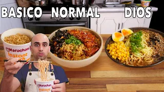 3 Niveles de RAMEN instantaneo