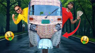 We cover our auto with money and Auto price one million 🚕🫡🤑