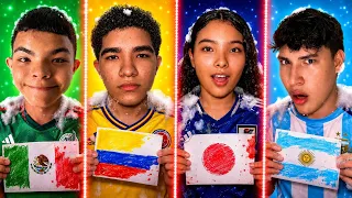 COLOREANDO LAS BANDERAS DEL MUNDIAL CON LUCES LED 💡🌎✨ - Moises Gomez