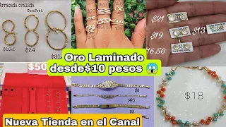 NUEVA TIENDA ORO LAMINADO Y PLATA DESDE $10 PESOS/EXHIBIDORES,MANTAS Y MÁS.