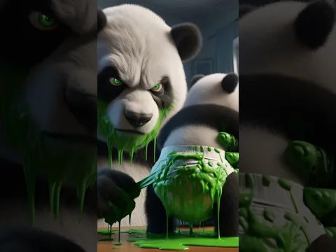 El Panda que orina slime 🟩‼️
