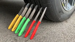 Experiment Car vs Knife vs Coca cola, Fanta | Top 25 Crushing Crunchy & Soft Things by Car | Test Ex