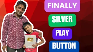 Finally Silver Play Button Aa Gaya 🙏 Thanks For YouTube Family 🎉🙏#amitactor#familyvlog