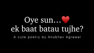 A Cute Hindi Poetry for your Special One ♥️ | Best Whatsapp Status | @corp-spacex1