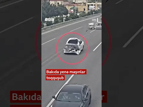 Bakıda yenə maşınlar toqquşub