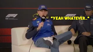 Max Verstappen REFUSING to care about PR for 11 Minutes Straight