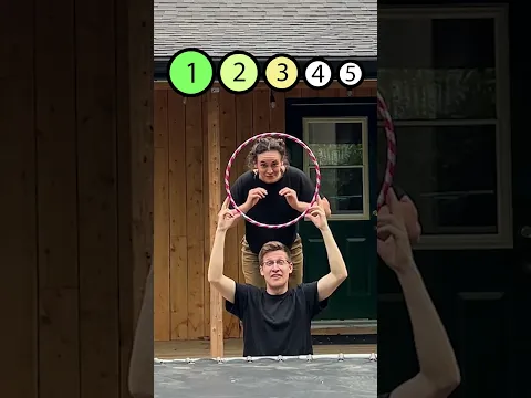 Fit Through Shrinking Hoops 🎯  ft.@Matt.Larose