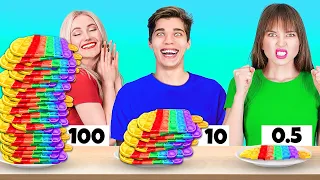 🍔 The Ultimate 100 Layers Food Challenge!