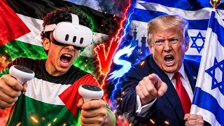 فلسطين ضد اسرائيل | لعبت مع فلسطين عشان انتقم من ترامب!👿🔥
