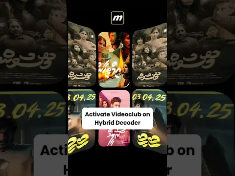 Activate Videoclub on your Medianet Hybrid Decoder & Enjoy! 🎬 🍿#Medianet #YourEntertainmentPartner