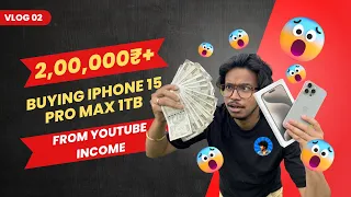 Buying iPhone 15 Pro Max 1TB from YouTube income!!!💸 #iphone15promax #youtubeincome