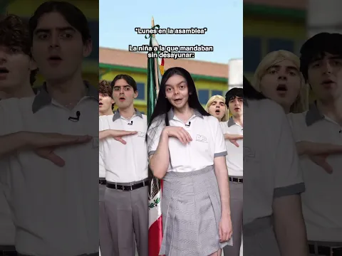 Nunca faltaba la niña que se desmayaba en honores a la bandera 💀 #comedia